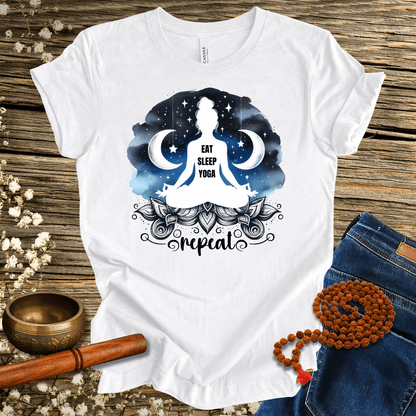 Eat Sleep Yoga Repeat - Unisex T-Shirt