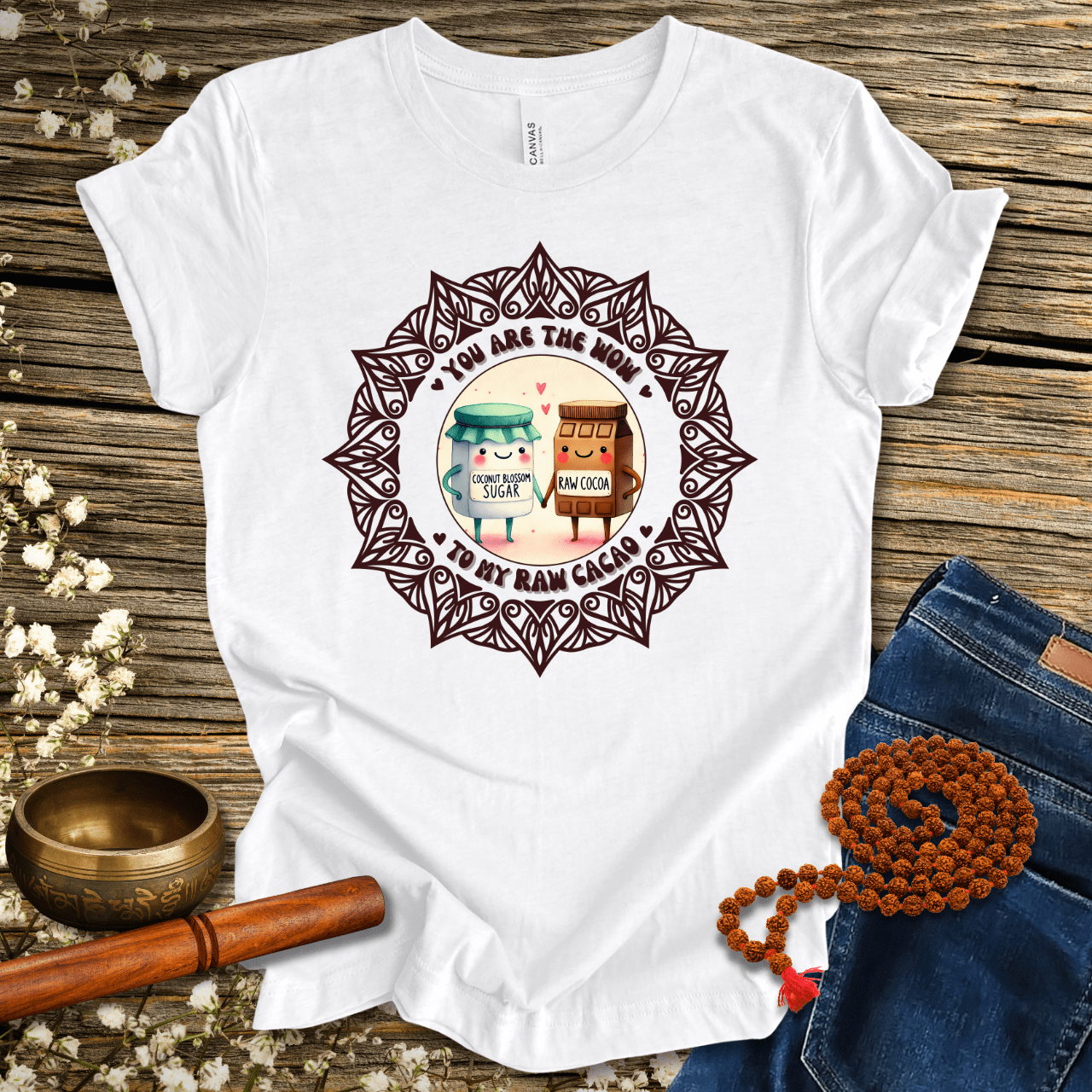 Du bist das WOW zu meinem rohen Kakao Unisex T-Shirt - Lustiges Valentinstagsgeschenk