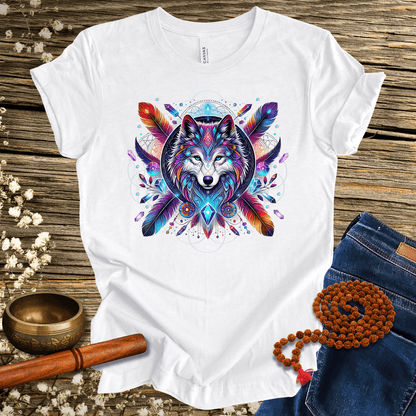 Galactic Wolf Spirit Animal - Unisex T-Shirt