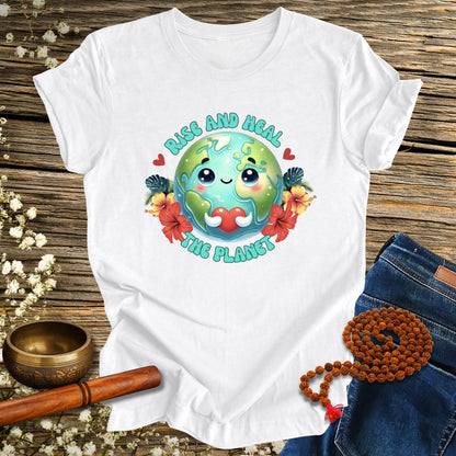 Rise and heal the planet - Organic Unisex T-Shirt