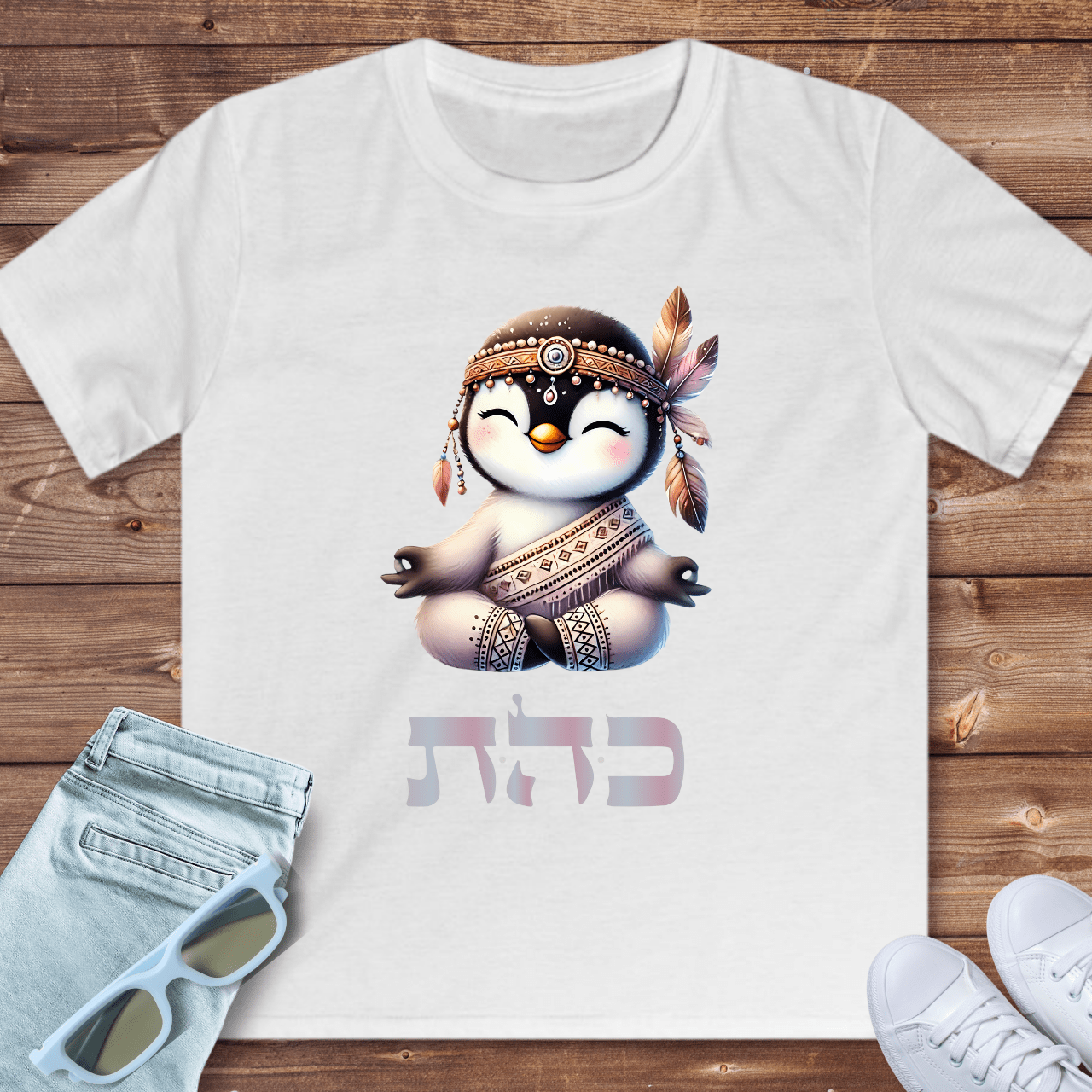 72 Names of God for Kids No. 8: Balance - KAF HEY TAV - Kids T-Shirt