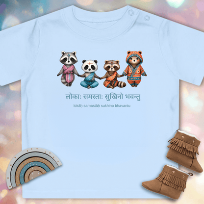 Lokāḥ Samastāḥ Sukhino Bhavantu – Bio-Baby-T-Shirt