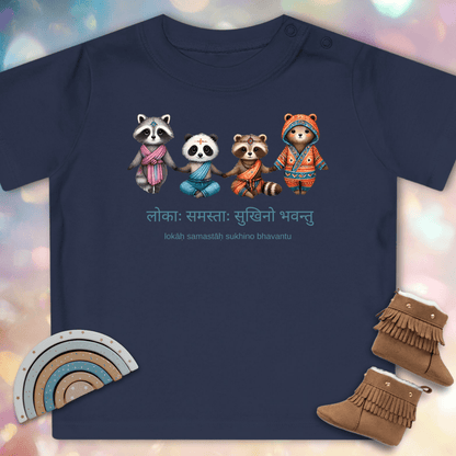 Lokāḥ Samastāḥ Sukhino Bhavantu – Bio-Baby-T-Shirt