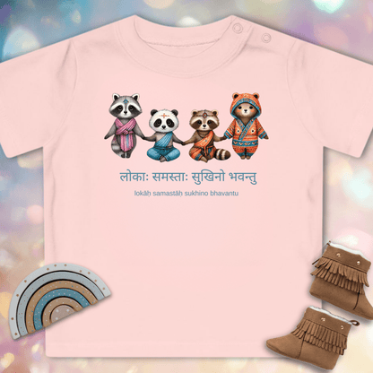 Lokāḥ Samastāḥ Sukhino Bhavantu – Bio-Baby-T-Shirt