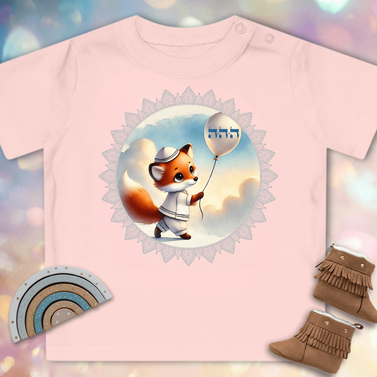 72 Namen Gottes für Kinder - 41 Selbstwertgefühl - Baby T-Shirt aus Bio-Baumwolle