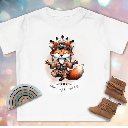 Kleiner Yogi in Ausbildung - Baby Bio T-Shirt
